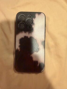 Black and White Cow Print Phone Case - Compatible Cell Accessory